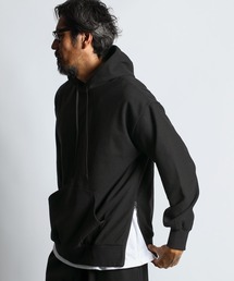 【WEB限定アイテム】SETUP W-FACE WOOLY PARKA:セットアップ ダブルフェイス リラックス ウーリーパーカー