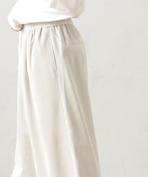 FOUND GOOD（ファウンドグッド）の「EASYコーデュロイスカーチョ（その他パンツ・レディース・ベージュ/アイボリー/ブラック/ブルー系2・L/M/S）」の15枚目の写真