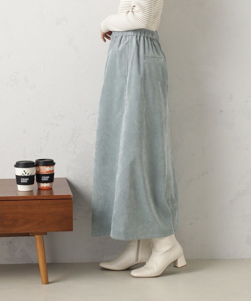 FOUND GOOD（ファウンドグッド）の「EASYコーデュロイスカーチョ（その他パンツ・レディース・ベージュ/アイボリー/ブラック/ブルー系2・L/M/S）」の18枚目の写真