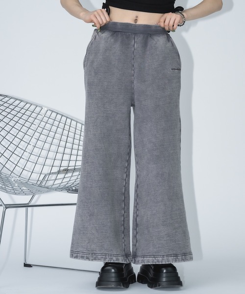 17HR（セブンティーンアワーズ）の「ウォッシュドスウェットパンツ(セットアップ可)（スウェットパンツ・レディース・ブラック/グレー・FREE）」の22枚目の写真