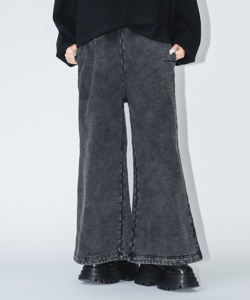 17HR（セブンティーンアワーズ）の「ウォッシュドスウェットパンツ(セットアップ可)（スウェットパンツ・レディース・ブラック/グレー・FREE）」の13枚目の写真