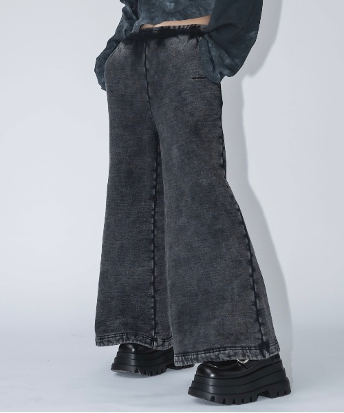 17HR（セブンティーンアワーズ）の「ウォッシュドスウェットパンツ(セットアップ可)（スウェットパンツ・レディース・ブラック/グレー・FREE）」の15枚目の写真