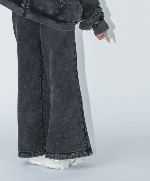 17HR（セブンティーンアワーズ）の「ウォッシュドスウェットパンツ(セットアップ可)（スウェットパンツ・レディース・ブラック/グレー・FREE）」の8枚目の写真