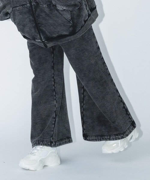 17HR（セブンティーンアワーズ）の「ウォッシュドスウェットパンツ(セットアップ可)（スウェットパンツ・レディース・ブラック/グレー・FREE）」の16枚目の写真