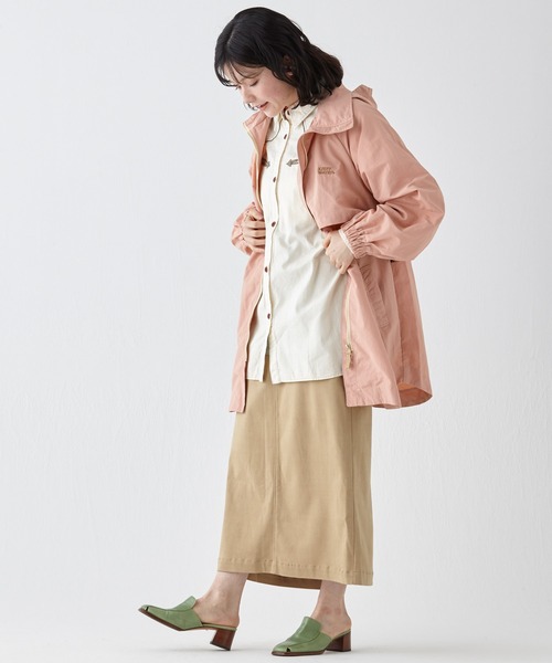 KRIFF MAYER Lady's Collection(クリフメイヤーレディースコレクション)の「ゆったりマウンテンパーカー(マウンテンパーカー・レディース・ピンク/ダークグレー/ナチュラル/カラフル/ライトグリーン・LARGE/MEDIUM)」の10枚目の写真