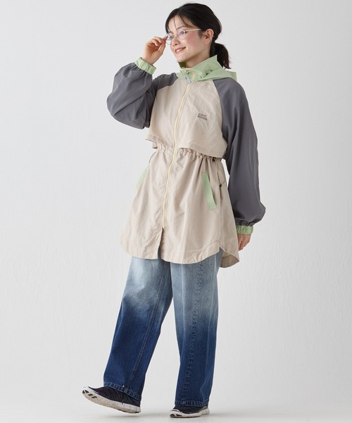 KRIFF MAYER Lady's Collection(クリフメイヤーレディースコレクション)の「ゆったりマウンテンパーカー(マウンテンパーカー・レディース・ピンク/ダークグレー/ナチュラル/カラフル/ライトグリーン・LARGE/MEDIUM)」の12枚目の写真