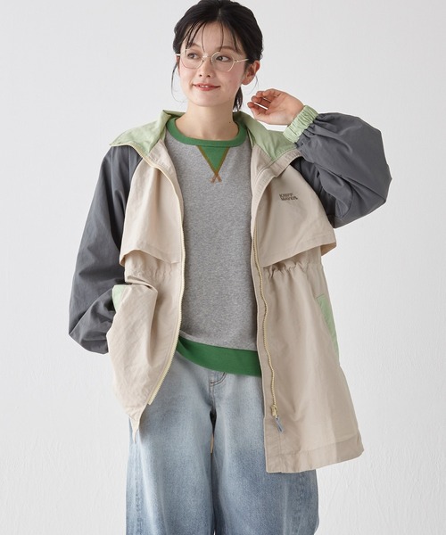 KRIFF MAYER Lady's Collection(クリフメイヤーレディースコレクション)の「ゆったりマウンテンパーカー(マウンテンパーカー・レディース・ピンク/ダークグレー/ナチュラル/カラフル/ライトグリーン・LARGE/MEDIUM)」の15枚目の写真