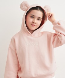 coca（coca）（コカ）の「【WEB限定セール】キッズ　裏起毛クマ耳パーカー（パーカー）」