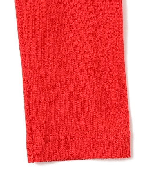 atmos pink(アトモスピンク)の「NIKE AS W NSW ESSNTL RIB MOCK LS TO / ナイキ ウィメンズ NSW エッセンシャル リブ L/S モック トップ 【SP】(Tシャツ/カットソー・レディース・レッド・M/S)」の6枚目の写真