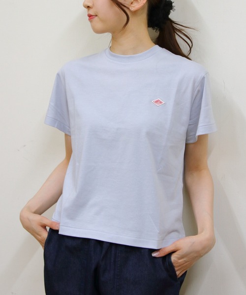 DANTON(ダントン)の「DANTON/ダントン ショートTEEシャツ ソリッド T/C SHORT T-SHIRT SOLID DT-C0408 CVT(Tシャツ/カットソー・レディース・サックスブルー/ダークベージュ/ホワイト/ピンク/ダークブルー/ライトグリーン/ライトベージュ・M)」の6枚目の写真