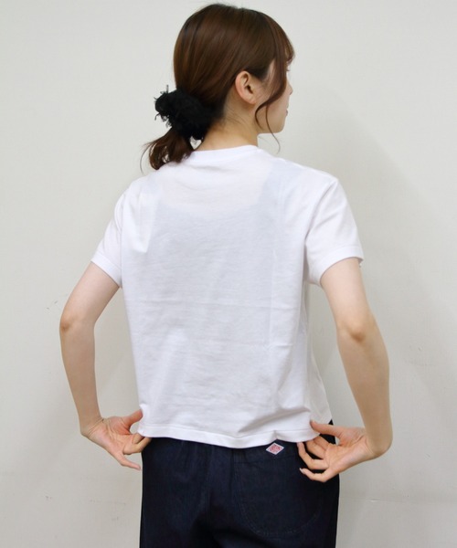 DANTON(ダントン)の「DANTON/ダントン ショートTEEシャツ ソリッド T/C SHORT T-SHIRT SOLID DT-C0408 CVT(Tシャツ/カットソー・レディース・サックスブルー/ダークベージュ/ホワイト/ピンク/ダークブルー/ライトグリーン/ライトベージュ・M)」の10枚目の写真