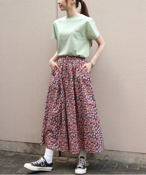 DANTON(ダントン)の「DANTON/ダントン ショートTEEシャツ ソリッド T/C SHORT T-SHIRT SOLID DT-C0408 CVT(Tシャツ/カットソー・レディース・サックスブルー/ダークベージュ/ホワイト/ピンク/ダークブルー/ライトグリーン/ライトベージュ・M)」の15枚目の写真