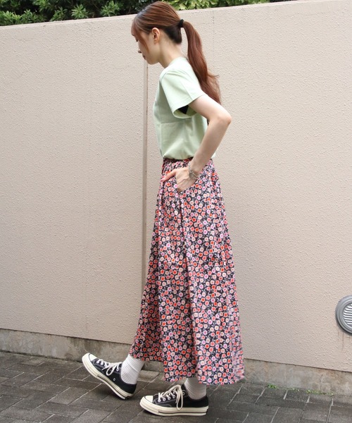 DANTON(ダントン)の「DANTON/ダントン ショートTEEシャツ ソリッド T/C SHORT T-SHIRT SOLID DT-C0408 CVT(Tシャツ/カットソー・レディース・サックスブルー/ダークベージュ/ホワイト/ピンク/ダークブルー/ライトグリーン/ライトベージュ・M)」の16枚目の写真