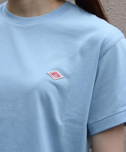 DANTON(ダントン)の「DANTON/ダントン ショートTEEシャツ ソリッド T/C SHORT T-SHIRT SOLID DT-C0408 CVT(Tシャツ/カットソー・レディース・サックスブルー/ダークベージュ/ホワイト/ピンク/ダークブルー/ライトグリーン/ライトベージュ・M)」の18枚目の写真