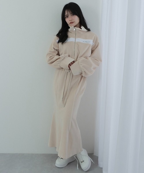 M DOLLY（エムドリー）の「*M DOLLY original* velour mermaid skit/ベロアマーメイドスカート（スカート・レディース・ブラック/ベージュ・S/FREE）」の11枚目の写真
