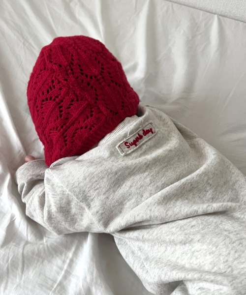 CIAOPANIC TYPY（チャオパニックティピー）の「【25SS新作】【KIDS】ピグメント加工フラワーロープロンパース（ロンパース・キッズ・チャコールグレー/オフホワイト・80）」の17枚目の写真