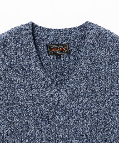 BEAMS PLUS(ビームスプラス)の「コットン リネン アラン ベスト(ベスト・メンズ・グリーン/ベージュ/ネイビー・M/L/XL/S)」の21枚目の写真