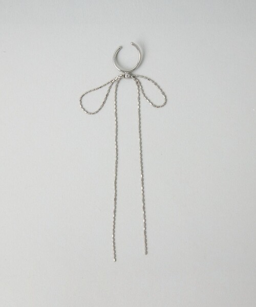 CITEN（シテン）の「＜CITEN＞リボンイヤーカフ（イヤーカフ・レディース・シルバー/ゴールド・FREE）」の5枚目の写真