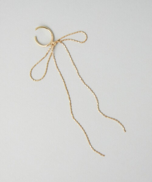 CITEN（シテン）の「＜CITEN＞リボンイヤーカフ（イヤーカフ・レディース・シルバー/ゴールド・FREE）」の9枚目の写真