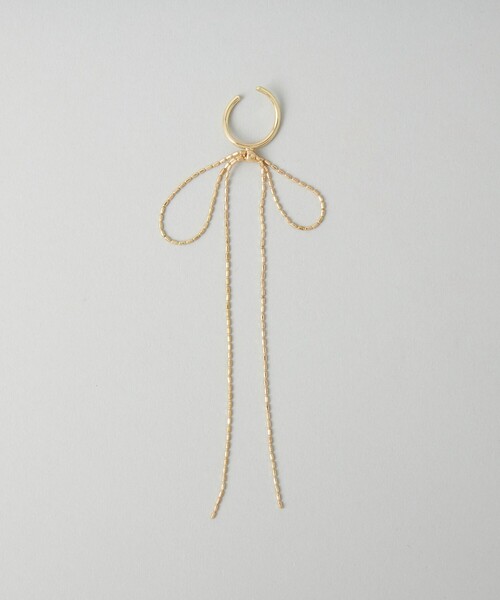 CITEN（シテン）の「＜CITEN＞リボンイヤーカフ（イヤーカフ・レディース・シルバー/ゴールド・FREE）」の10枚目の写真