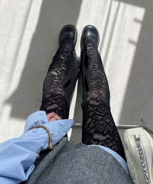 フラワーレース フレアパンツ chw25s020-ファッション通販サイト