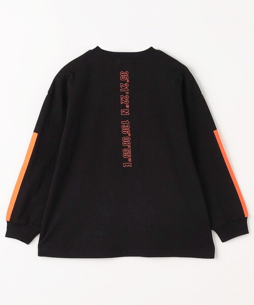 FREAK'S STORE（フリークスストア）の「THE OTOGIBANASHI SUPPLY/オトギバナシサプライ 【KID‘S】line tee/ライン ロングスリーブ カットソー（Tシャツ/カットソー・キッズ・ホワイト/ブラック・X-LARGE/MEDIUM/SMALL/LARGE）」の2枚目の写真