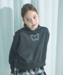 PAIRMANON COEUR（ペアマノンクール）の「【PAIRMANON COEUR】ストーンモチーフ フーディートレーナー（スウェット・キッズ）」