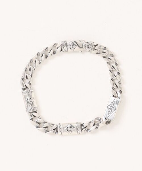 【B-925 SILVER】925ブレスレット b925-b509-25g