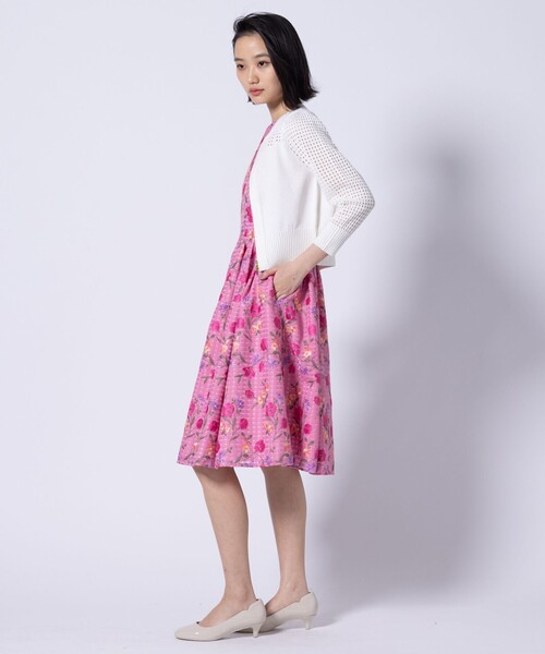 TOCCA(トッカ)の「SPIDERWEB KNIT ニットブルゾン(カーディガン/ボレロ・レディース・アイボリー系/ネイビー系・SMALL/MEDIUM)」の14枚目の写真