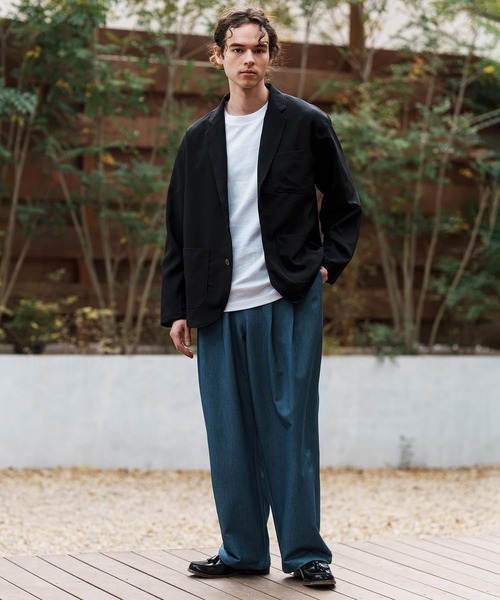 mj10564-テックリネンテーラードジャケット（テーラードジャケット