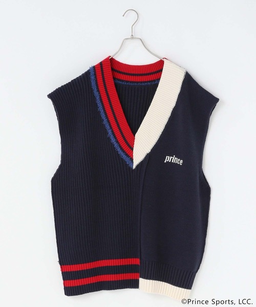 LOWRYS FARM(ローリーズファーム)の「princeラインニットベスト 290313(ニット/セーター・レディース・オフホワイト/ネイビー・FREE)」の10枚目の写真