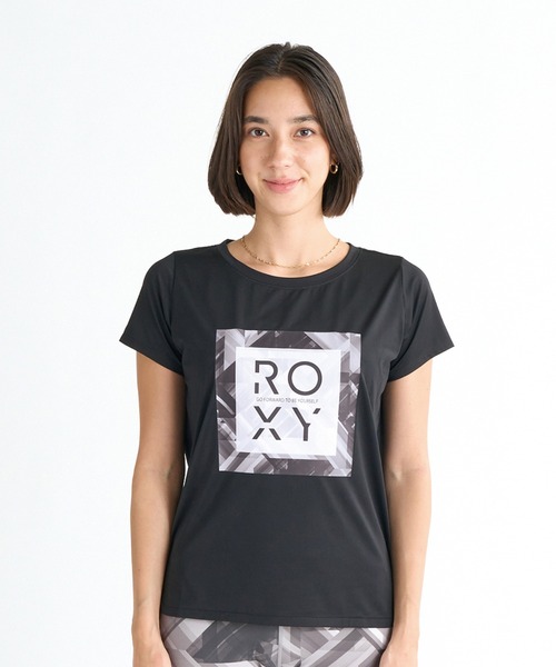 ROXY（ロキシー）の「ロキシー ROXY FROM THE INSIDE TEE（Tシャツ/カットソー・レディース・ホワイト/ブルー/ブラック・M/L）」の3枚目の写真