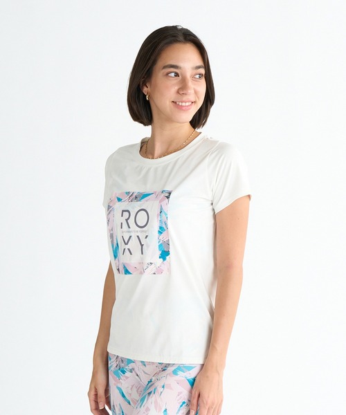 ROXY（ロキシー）の「ロキシー ROXY FROM THE INSIDE TEE（Tシャツ/カットソー・レディース・ホワイト/ブルー/ブラック・M/L）」の8枚目の写真