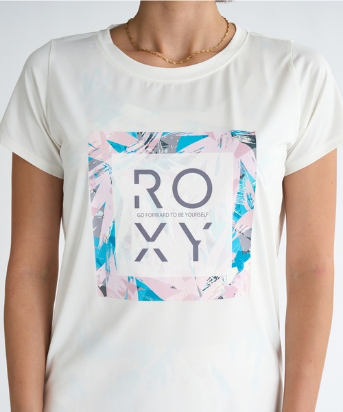 ROXY（ロキシー）の「ロキシー ROXY FROM THE INSIDE TEE（Tシャツ/カットソー・レディース・ホワイト/ブルー/ブラック・M/L）」の11枚目の写真