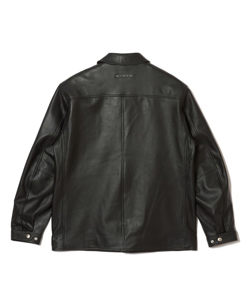 CRIMIE（クライミー）の「SPANISH LAMB LEATHER SPORTS JACKET（カバーオール・メンズ・ブラック・S/M/L/XL/XXL）」の6枚目の写真