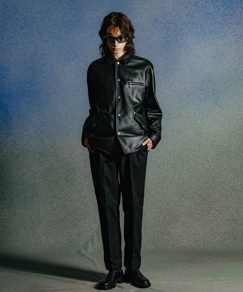 SPANISH LAMB LEATHER SPORTS JACKET（カバーオール）｜CRIMIE