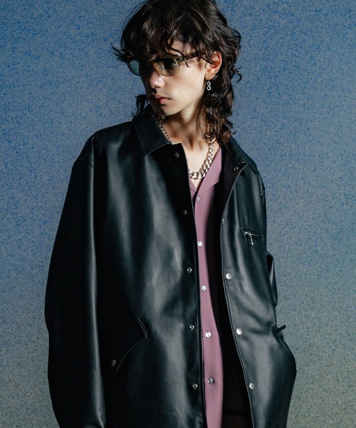 SPANISH LAMB LEATHER SPORTS JACKET（カバーオール）｜CRIMIE