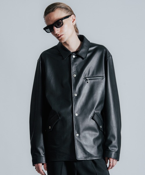 ジャケット・アウター CRIMIE LAMB LEATHER COVERALL CRIMIE（クライミー）の「LAMB LEATHER COVERALL JACKET（ライダース