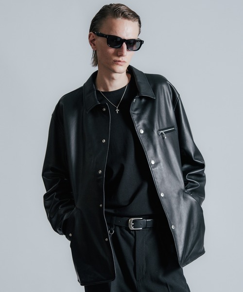 CRIMIE　SPANISH LAMB LEATHER SPANISH LAMB LEATHER SPORTS JACKET（カバーオール）｜CRIMIE