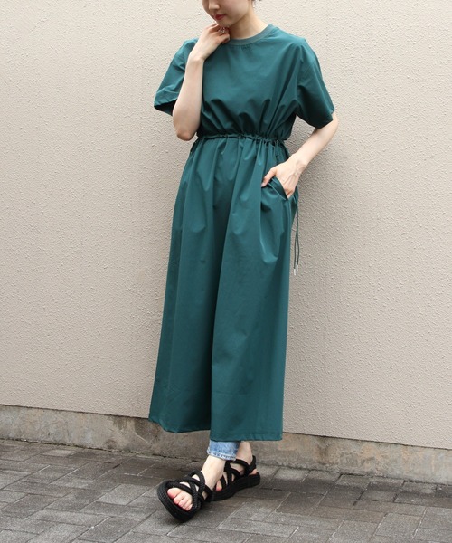 WILD THINGS(ワイルドシングス)の「WILD THINGS/ワイルドシングス ラックスワンピース LAX ONEPIECE(ワンピース・レディース・グリーン/ブルー/ブラック・M)」の13枚目の写真