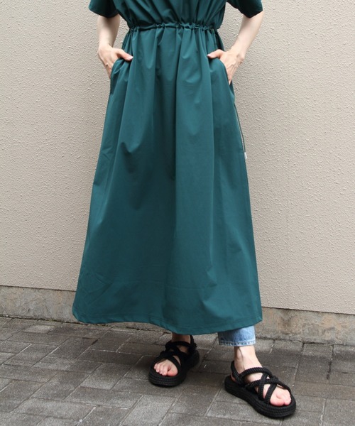 WILD THINGS(ワイルドシングス)の「WILD THINGS/ワイルドシングス ラックスワンピース LAX ONEPIECE(ワンピース・レディース・グリーン/ブルー/ブラック・M)」の22枚目の写真