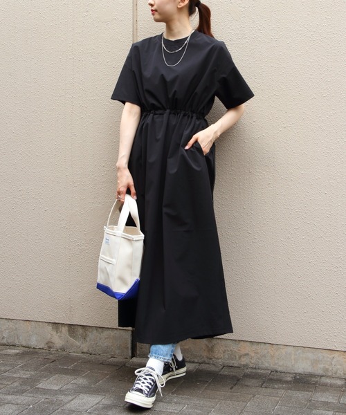 WILD THINGS(ワイルドシングス)の「WILD THINGS/ワイルドシングス ラックスワンピース LAX ONEPIECE(ワンピース・レディース・グリーン/ブルー/ブラック・M)」の5枚目の写真