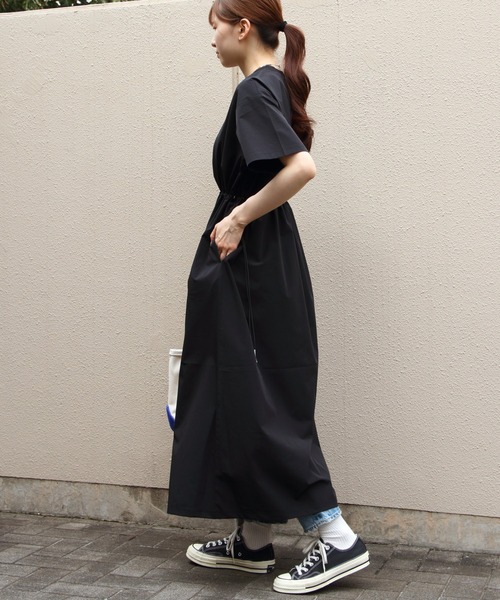 WILD THINGS(ワイルドシングス)の「WILD THINGS/ワイルドシングス ラックスワンピース LAX ONEPIECE(ワンピース・レディース・グリーン/ブルー/ブラック・M)」の7枚目の写真