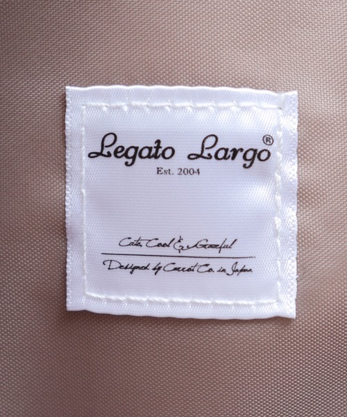 Legato Largo（レガートラルゴ）の「Legato Largo ざっくり収納リュック（バックパック/リュック・レディース・ブラック/アイボリー/ピンクベージュ・FREE）」の9枚目の写真