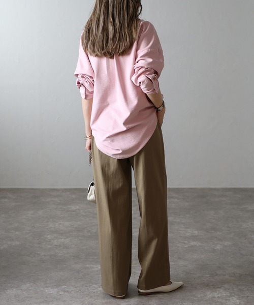 新品タグ付き Theory リヨセル ピーチスキンシャツ サンドベージュ S 新品タグ付き Theory リヨセル ピーチスキンシャツ サンドベージュ S