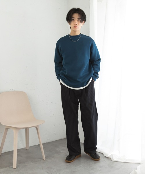 COHERENCEスラックス　ネイビー COHERENCEスラックス ネイビー メンズ スラックス・ドレスパンツ