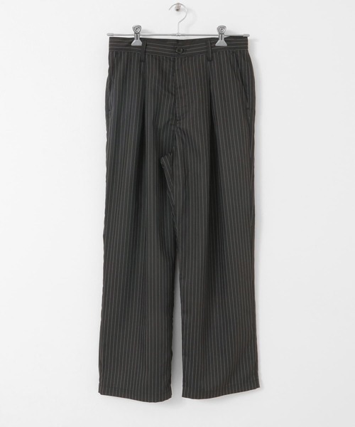 SENSE OF PLACE by URBAN RESEARCH(センスオブプレイスバイアーバンリサーチ)の「ピンストライプタックワイドスラックス(その他パンツ・メンズ・ネイビー/ブラック・LARGE/MEDIUM)」の14枚目の写真