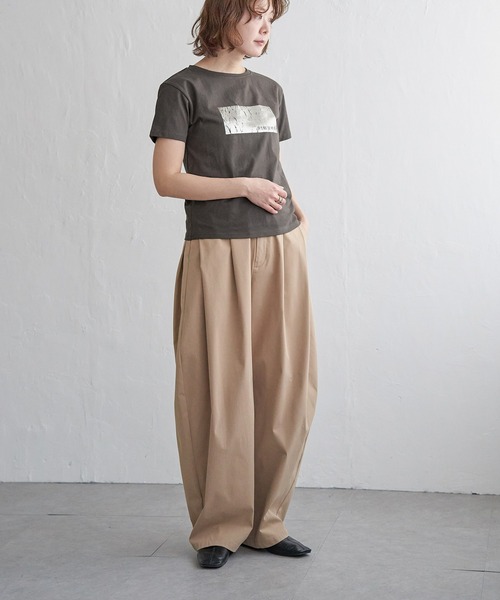notch.（ノッチ）の「箔プリントアソートコンパクトTシャツ（Tシャツ/カットソー・レディース・オフホワイト/シルバー/ホワイト/チャコール/ダークグレー/その他2・M）」の16枚目の写真