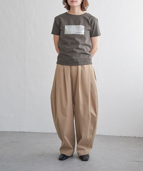 notch.（ノッチ）の「箔プリントアソートコンパクトTシャツ（Tシャツ/カットソー・レディース・オフホワイト/シルバー/ホワイト/チャコール/ダークグレー/その他2・M）」の18枚目の写真