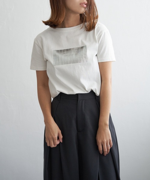 tシャツ バインダーコンパクトTシャツ レディース URBAN RESEARCH tシャツ パイルリンガーコンパクトTシャツ